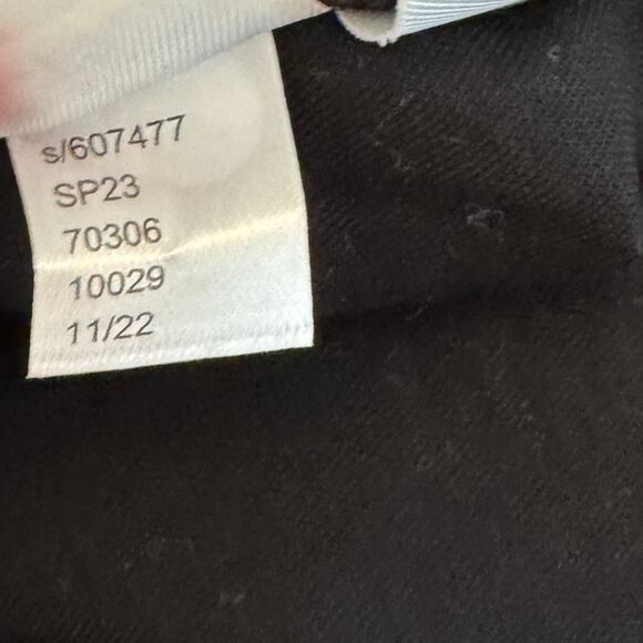 Ann Taylor LOFT Black Long Sleeve Button Down Tie Waist Shirt Dress 0 NWT - Picture 5 of 11